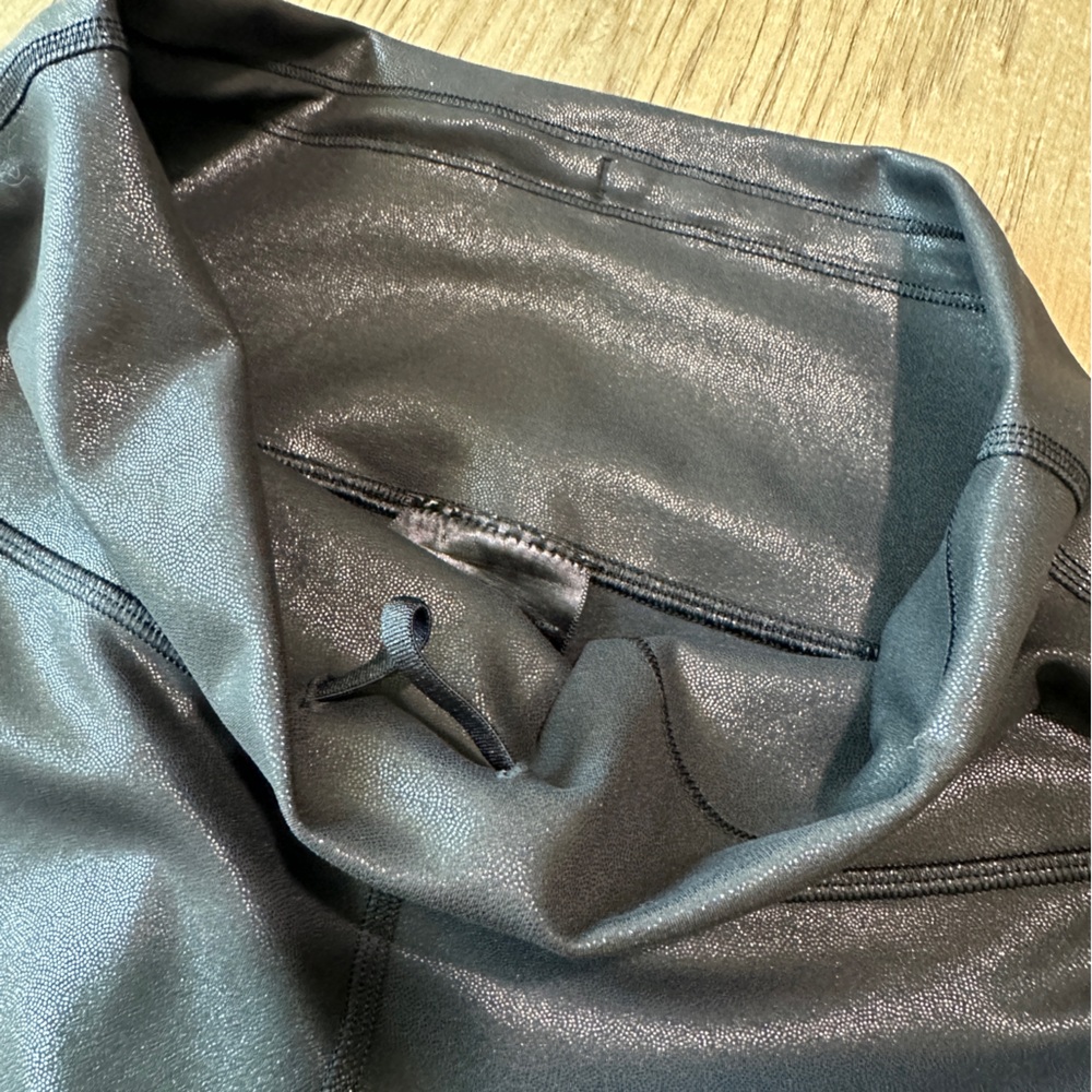 Lululemon Wunder Train High-Rise Tight 25” Black Radiate Foil - Picture 4 of 9